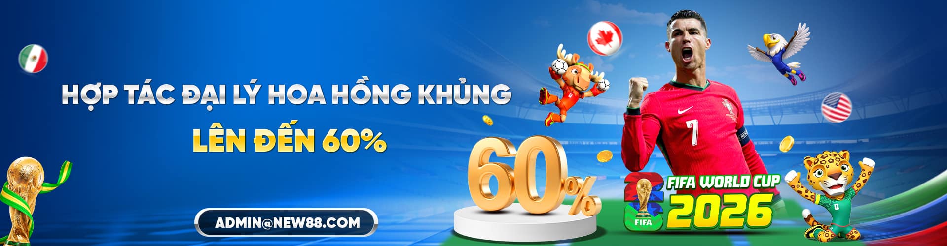 Hợp Tác Đại Lý Cùng New88 Hoa Hồng Cao